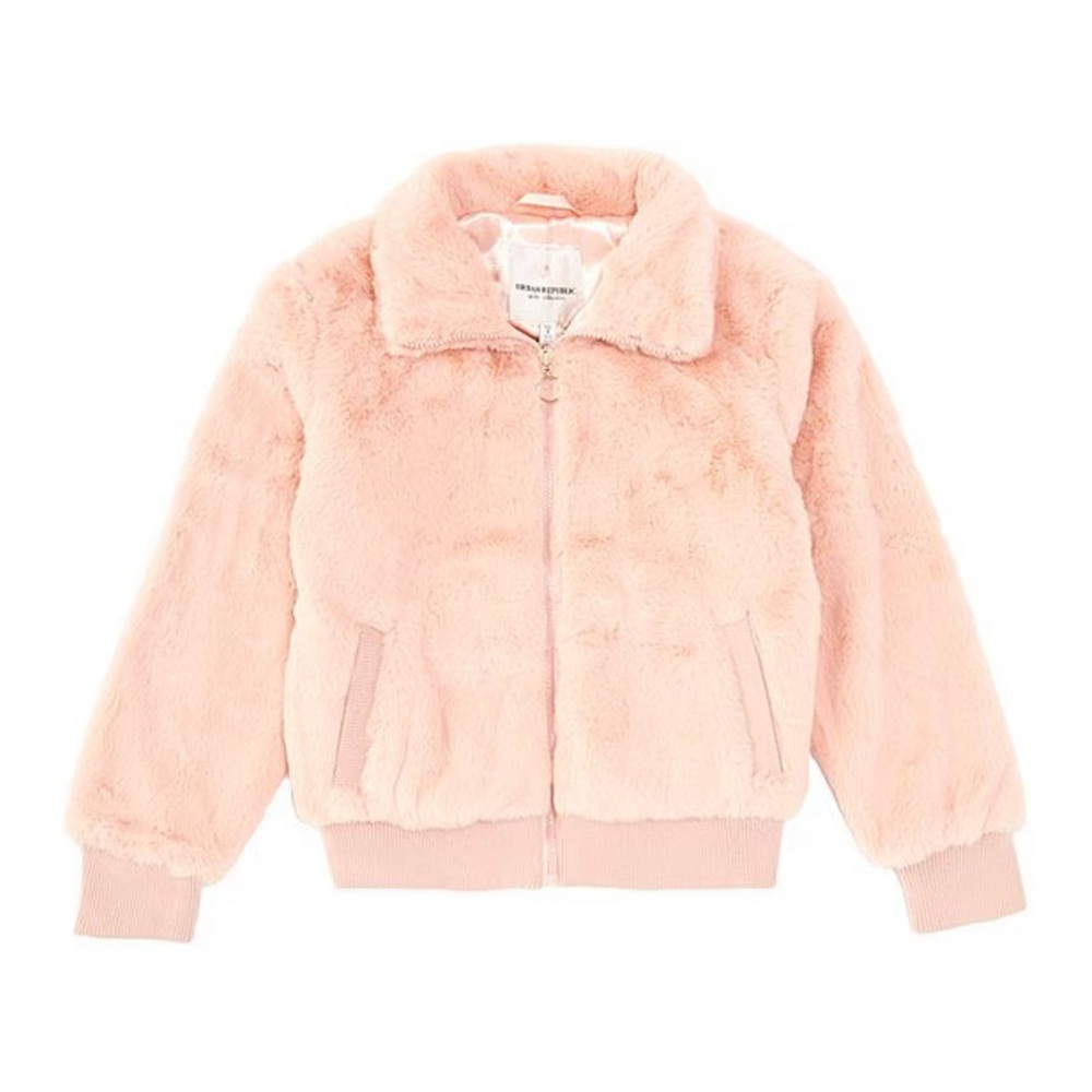 Urban Republic Blush Faux Fur Jacket
